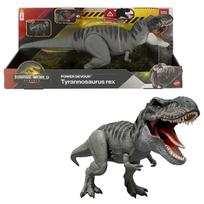 jurassic world tyrannosaurus - Žaislinė figūrėlė Mattel Jurassic World Rebirth Tyrannosaurus Rex, pilka - 8 nuotrauka