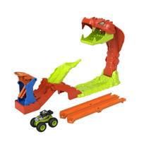 hot wheels trasos - Mattel Hot Wheels Monster Trucks Snake Slam Takedown JJN44 - 4 nuotrauka