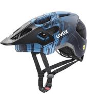 salmas mips - Dviračio šalmas Uvex React Jr. MIPS, Juodas/Mėlynas (Black/Blue) - 2 nuotrauka