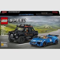 lego konstruktoriai - LEGO Speed Champions Jaguar Project 7 ir Land Rover Defender 77264 - 1 nuotrauka