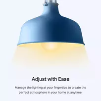 linas - TP-Link Tapo L510E Išmanioji lemputė LED, E27, 8.7 W, 806 lm, 2700 K, Dimmable, Balta (White) - 7 nuotrauka