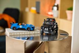 lego konstruktoriai - LEGO Speed Champions Jaguar Project 7 ir Land Rover Defender 77264 - 7 nuotrauka