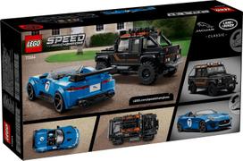 lego konstruktoriai - LEGO Speed Champions Jaguar Project 7 ir Land Rover Defender 77264 - 13 nuotrauka