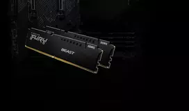 juodas - Kingston Fury Beast Juodas (Black) 8GB DDR5 6000MHz CL30 DIMM KF560C30BBE-8 - 3 nuotrauka