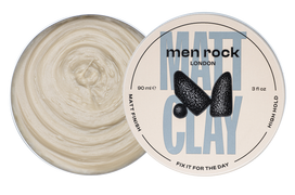 Men Rock Matt Clay matinio plaukų modeliavimo molis, 90 ml
