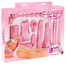Sekso žaislų rinkinys You2Toys Candy, rožinis (Pink), 9 vnt