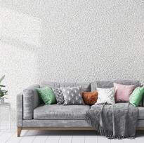 tapetai pigu - Skysti tapetai SILKPLASTER, PRESTIGE 401, su blizgučiu, pilkos spalvos, 3,5 m2/pak - 2 nuotrauka