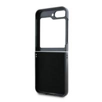 z flip6 - Guess PU 4G Metal Logo Dėklas Samsung Galaxy Z Flip 6/7 FE - Rudas (Brown) - 3 nuotrauka