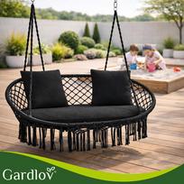 varna - Gardlov Dviguba Sūpynė Gandro Lizdas, Juoda (Black) - 4 nuotrauka