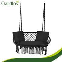 varna - Gardlov Dviguba Sūpynė Gandro Lizdas, Juoda (Black) - 9 nuotrauka