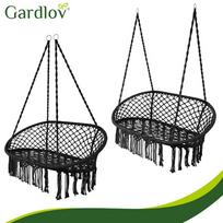 varna - Gardlov Dviguba Sūpynė Gandro Lizdas, Juoda (Black) - 12 nuotrauka