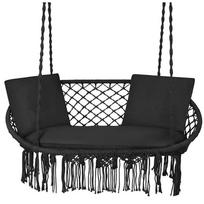 varna - Gardlov Dviguba Sūpynė Gandro Lizdas, Juoda (Black) - 14 nuotrauka