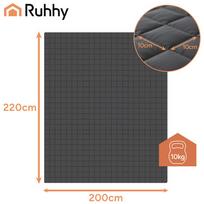 sunys - Ruhhy Svorinė antklodė 200x220cm 10kg Pilka (Grey) - 7 nuotrauka
