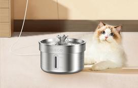 rojeco - Rojeco RYSJ-11 Nerūdijančio plieno vandens fontanas 2 l (Stainless Steel) - 2 nuotrauka
