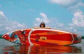 pripuciamas - Funwater Feath-R Lite SUP lenta Koi 3,5m SUPFR01E - 2 nuotrauka