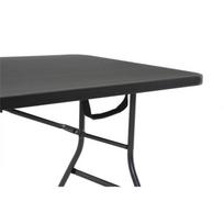 sodas - Sulankstomas stalas Tonro 180 cm, juodas - 5 nuotrauka