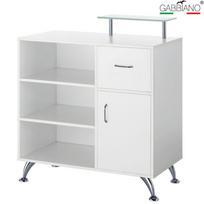 baltas darbo stalas - GABBIANO Registratūros stalas Q-0833, baltas (White) - 3 nuotrauka