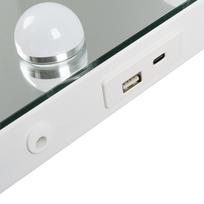 kosmetine - Soulima LED Kosmetinis veidrodis 80x62 cm - 6 nuotrauka