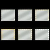 kosmetine - Soulima LED Kosmetinis veidrodis 80x62 cm - 10 nuotrauka