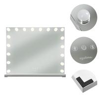 kosmetine - Soulima LED Kosmetinis veidrodis 80x62 cm - 13 nuotrauka