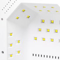 led nagu lempa - OCHO NAILS X22 UV/LED lempa, 72W, bevielė, Balta (White) - 3 nuotrauka