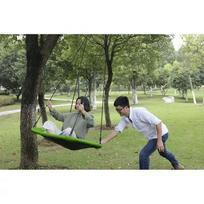 lauko supynes - Malatec Gandralizdžio sūpynės 120 cm, žalia-juoda (Green-Black) - 5 nuotrauka