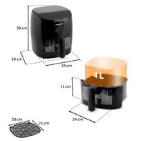 aliejaus gruzdintuve - Berdsen BD-658 4L Juoda (Black) - 12 nuotrauka