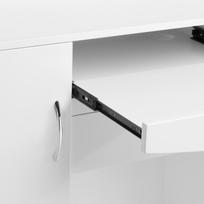 baltas darbo stalas - Gabbiano Registratūros stalas G26W, baltas (White) - 4 nuotrauka