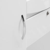 baltas darbo stalas - Gabbiano Registratūros stalas G26W, baltas (White) - 6 nuotrauka
