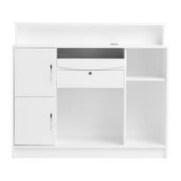 baltas darbo stalas - Gabbiano Registratūros stalas G26W, baltas (White) - 8 nuotrauka