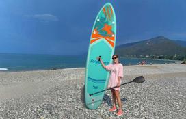 pripuciamas - FunWater SUP irklentė SUPFW70A 3.5m (Turkio) - 2 nuotrauka