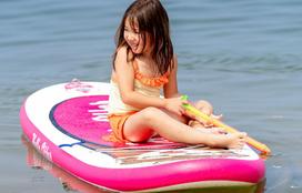 pripuciamas - FunWater Tuxedo Sailor vaikiška irklentė 2,4 m (Rožinė - Pink) - 2 nuotrauka
