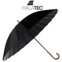 lieto - Malatec skėtis 24 stipinų juodas (Black) 19367 - 5 nuotrauka