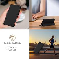 samsung a56 5g - Tech-Protect Wallet RS Dėklas Samsung Galaxy A56 5G - Juodas/Raudonas (Black/Red) - 3 nuotrauka