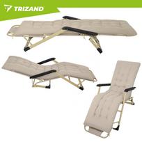 smelis - Sudedamas lauko gultas Trizand SG1, smėlio (Beige) - 19 nuotrauka