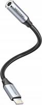 3.5mm to 3.5mm - Vention BMBHA Lightning į 3,5 mm / 0,1 m Juodas (Black) - 2 nuotrauka