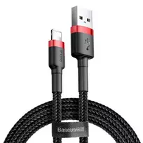 red 3 - Baseus Cafule Cable Lightning QC3.0 2A, 3m Black-Red - 2 nuotrauka