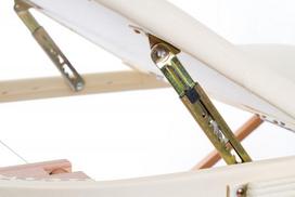 masazo stalas - Sulankstomas masažo stalas Restpro Classic Oval 3 Cream - 3 nuotrauka