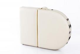 masazo stalas - Sulankstomas masažo stalas Restpro Classic Oval 3 Cream - 4 nuotrauka