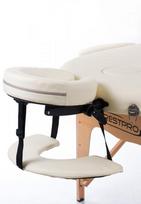 masazo stalas - Sulankstomas masažo stalas Restpro Classic Oval 3 Cream - 8 nuotrauka