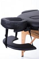 masazo stalas - Sulankstomas masažo stalas Restpro Classic Oval 3 Black - 7 nuotrauka