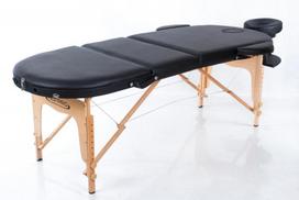 masazo stalas - Sulankstomas masažo stalas Restpro Classic Oval 3 Black - 9 nuotrauka