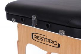juodas sulankstomas staliukas - Sulankstomas masažo stalas Restpro Vip 3 Black - 3 nuotrauka