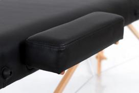 juodas sulankstomas staliukas - Sulankstomas masažo stalas Restpro Vip 3 Black - 6 nuotrauka