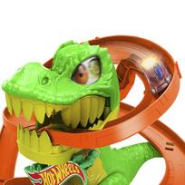 automobiliai - Mattel Hot Wheels rinkinys T-Rex Gaisrinėje (JBM73) - 3 nuotrauka