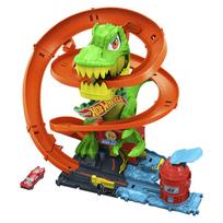 automobiliai - Mattel Hot Wheels rinkinys T-Rex Gaisrinėje (JBM73) - 4 nuotrauka