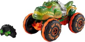 automodeliai - Hot Wheels Monster Trucks RC automodelis Rageazauras (JBH03) - 4 nuotrauka