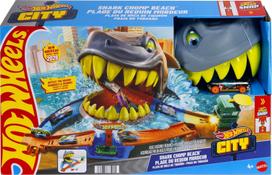 mattel - Hot Wheels trasa - City Shark Chomp Beach (JHL96) - 2 nuotrauka