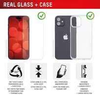 ekrano apple - Displex iPhone 17 Pro Real Screen Glass + Case - 7 nuotrauka