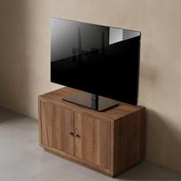 laikiklis tv - Maclean MC-450 Universalus televizoriaus stovas, skirtas RTV spintelėms, 32-65", max. 40kg, max. VESA 400x400, Juodas (Black) - 3 nuotrauka